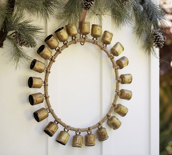 Rustic Bell Wreath Pottery Barn