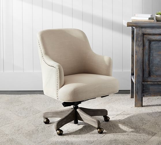 Reeves Swivel Desk Chair Pottery Barn Reeves Swivel Desk Chair