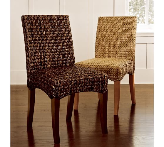 seagrass dining chair pottery barn
