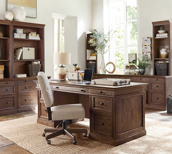 Livingston Executive Desk Pottery Barn