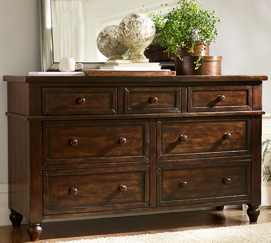Cortona Bed & Dresser Set Pottery Barn