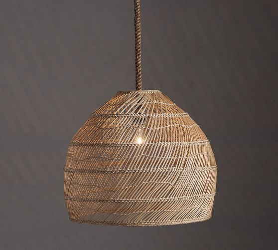 Extra Large Indra Rattan Pendant Pottery Barn