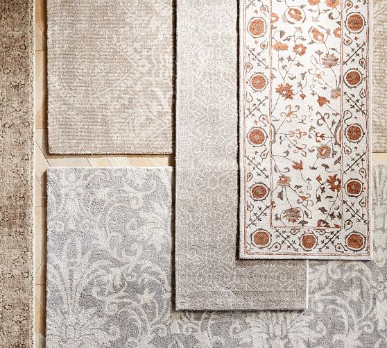 Luna Tonal Tufted Rug Ivory/Neutral Pottery Barn