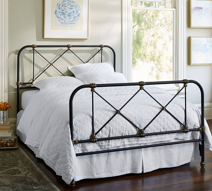Atticus Iron Bed Pottery Barn