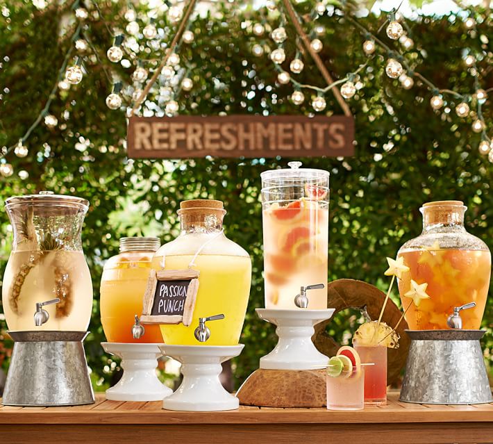 Rhodes Drink Dispenser Stand Pottery Barn