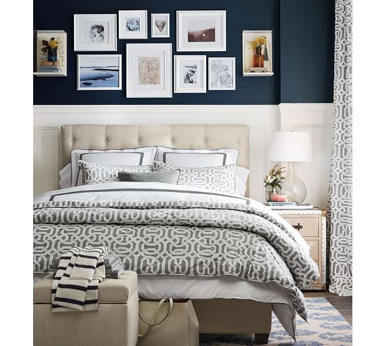 Lorraine Tufted Storage Cube Pottery Barn