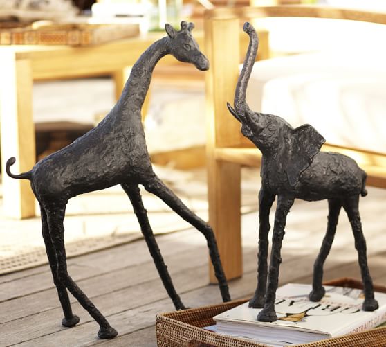 Bronze Sculptural Animals Pottery Barn