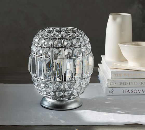 Ginny Crystal Ambient Lamp | Pottery Barn