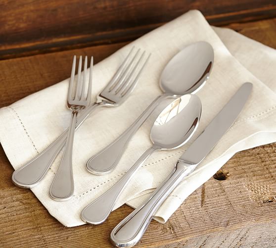 Katherine Stainless Steel Flatware Pottery Barn