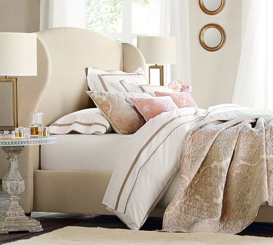 Morgan 400 Thread Count Organic Duvet Cover Sham Simply Taupe Morgan 400 Thread Count Organic Duvet Cover Sham Simply Taupe