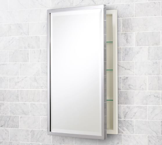 Kensington Recessed Medicine Cabinet Pottery Barn Alternate View