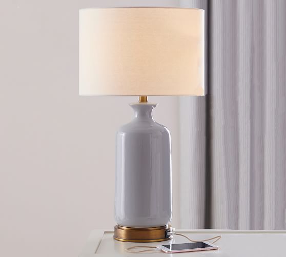 Emilie Usb Table Lamp Pottery Barn Emilie Usb Table Lamp