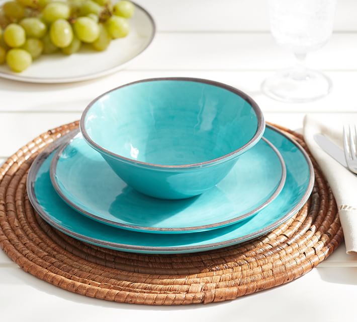 Swirl Melamine Dinner Plate Pottery Barn