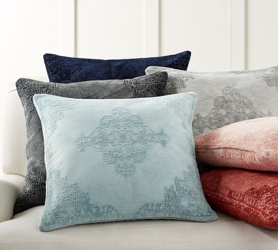 Maddie Textured Pillow Covers Pottery Barn