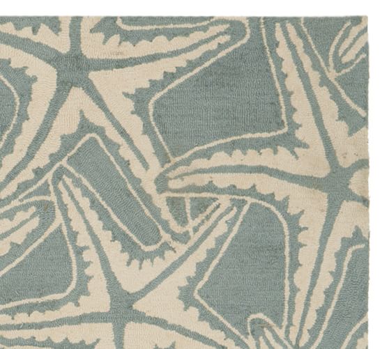 Starfish Rug Swatch Pottery Barn