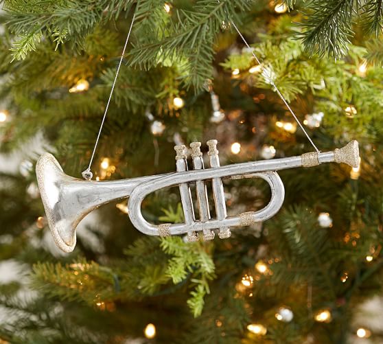 Trumpet Ornament Pottery Barn