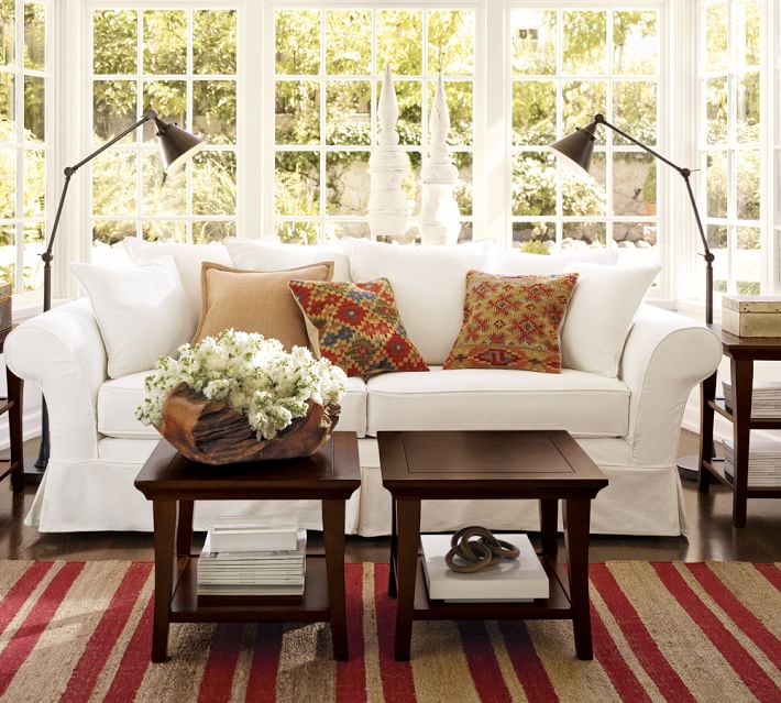 metropolitan cube table pottery barn