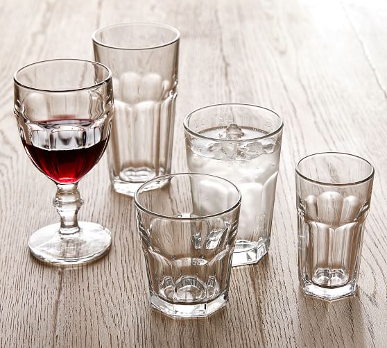 Café Glasses, Set of 6 Pottery Barn