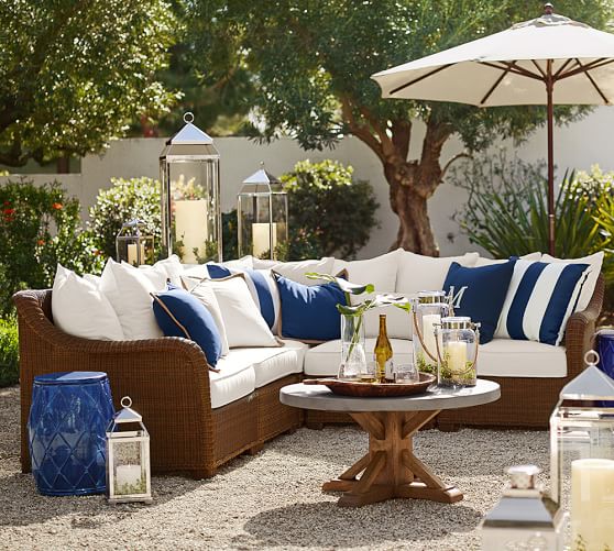 Synthetic Trim Indoor Outdoor Pillow Pottery Barn Scroll To Next Item