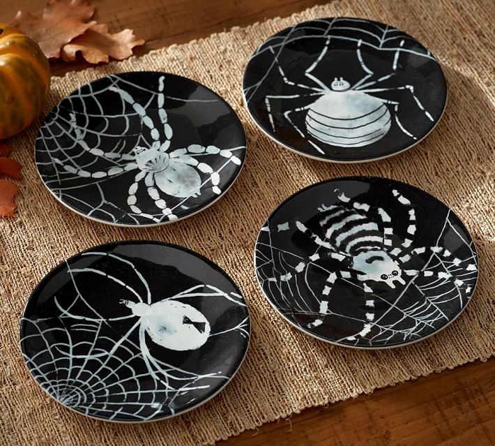 Halloween Dinnerware Set & 2Piece Skull Dinnerware Plate Set Halloween Dishes Halloween