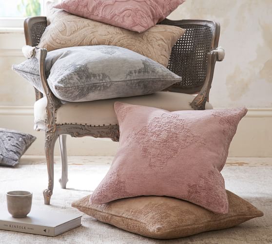 Maddie Textured Pillow Covers Pottery Barn