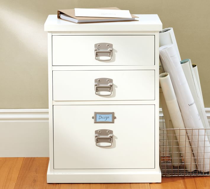 Bedford 3 Drawer File Cabinet Pottery Barn
