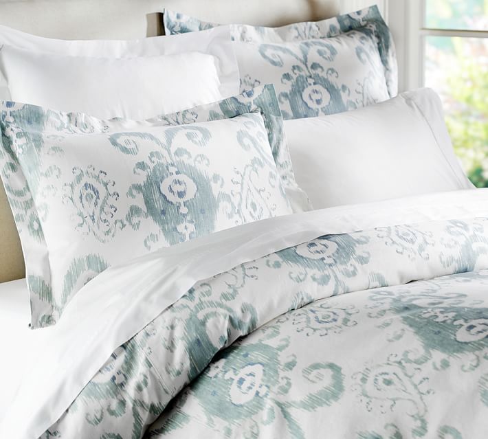 Mia Ikat Duvet Cover Sham Pottery Barn