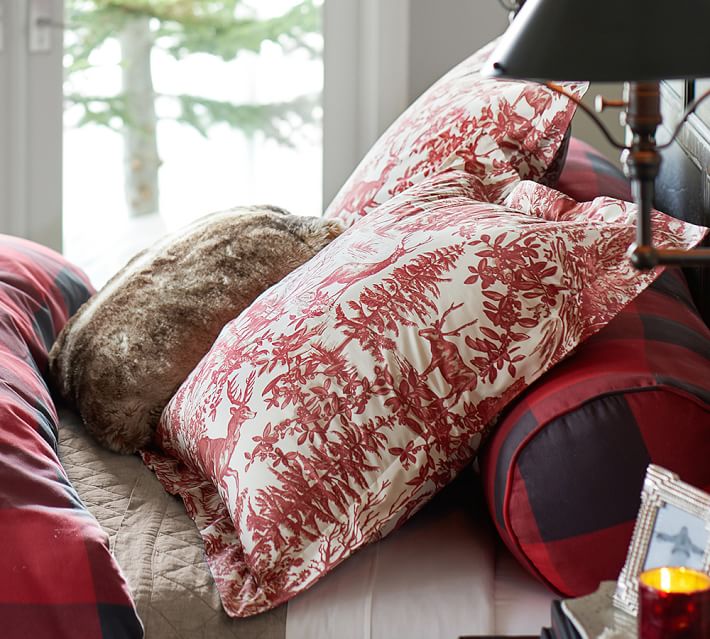 Alpine Toile Duvet Cover Sham Pottery Barn