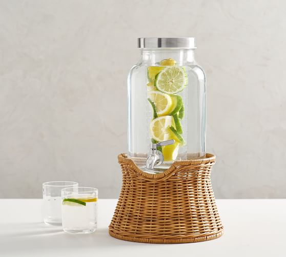 Infuser Drink Dispenser & Stand Pottery Barn