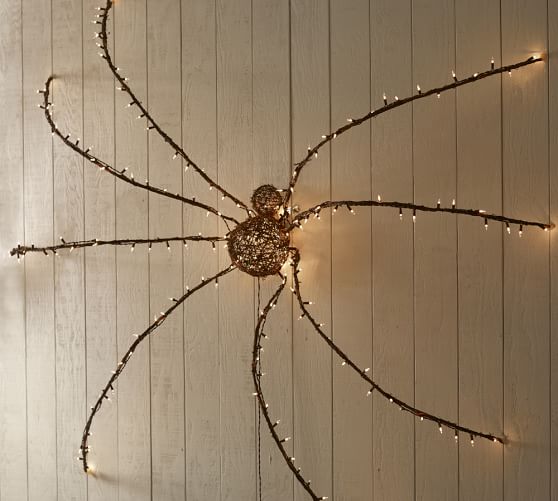 Lit Twig Oversized Spider Pottery Barn