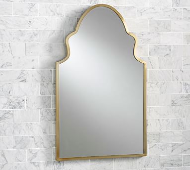 Stella Powder Room Mirror | Pottery Barn