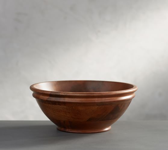 Mill Wood Turned Bowl Pottery Barn