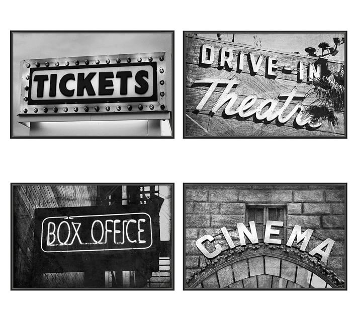 Vintage Movie Framed Prints | Pottery Barn Vintage Movie Framed Prints | Pottery Barn