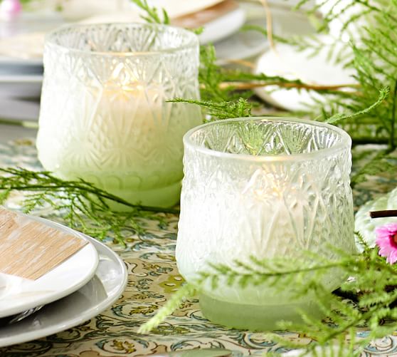 Milk Glass Votive Cup Pottery Barn