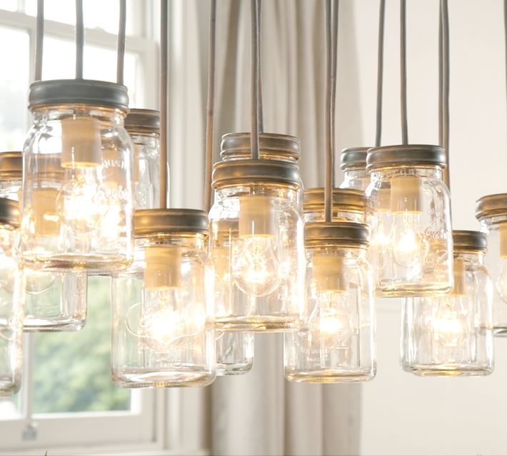 Exeter 16 Jar Chandelier Pottery Barn