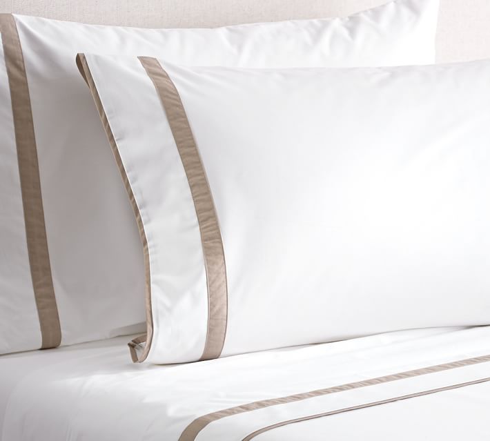 Morgan Organic Bedding Set Simply Taupe Pottery Barn