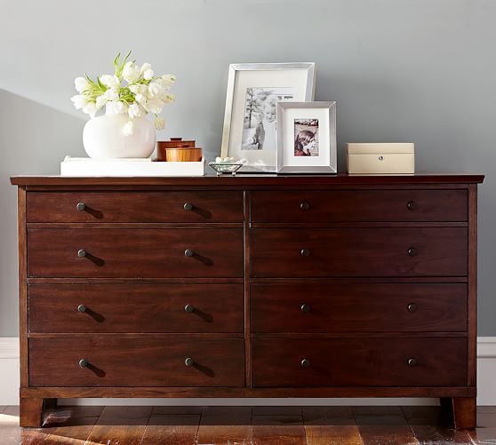 Valencia II Sleigh Bed & Dresser Set Pottery Barn