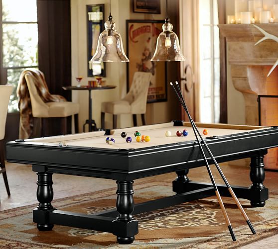 Pottery Barn TurnedLeg Pool Table Pottery Barn