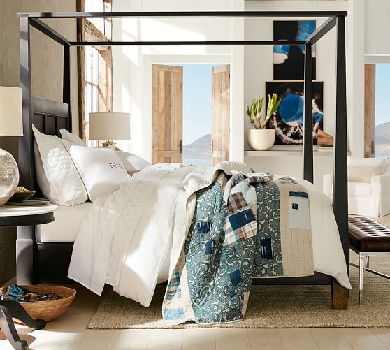 Malibu Patchwork Quilt & Sham Pottery Barn