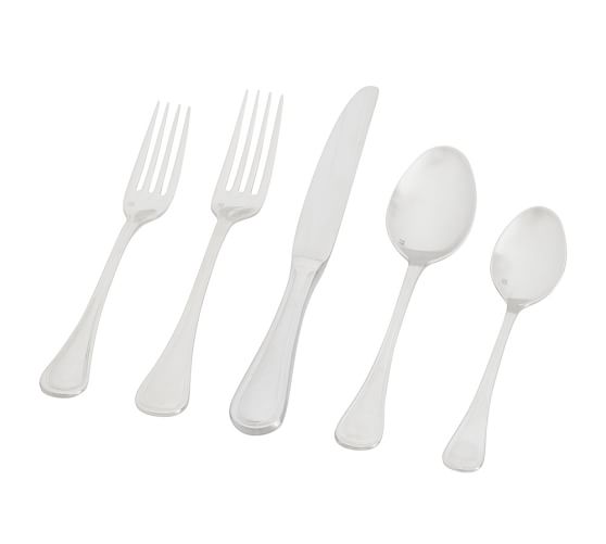 Katherine Stainless Steel Flatware Satin Finish Pottery Barn
