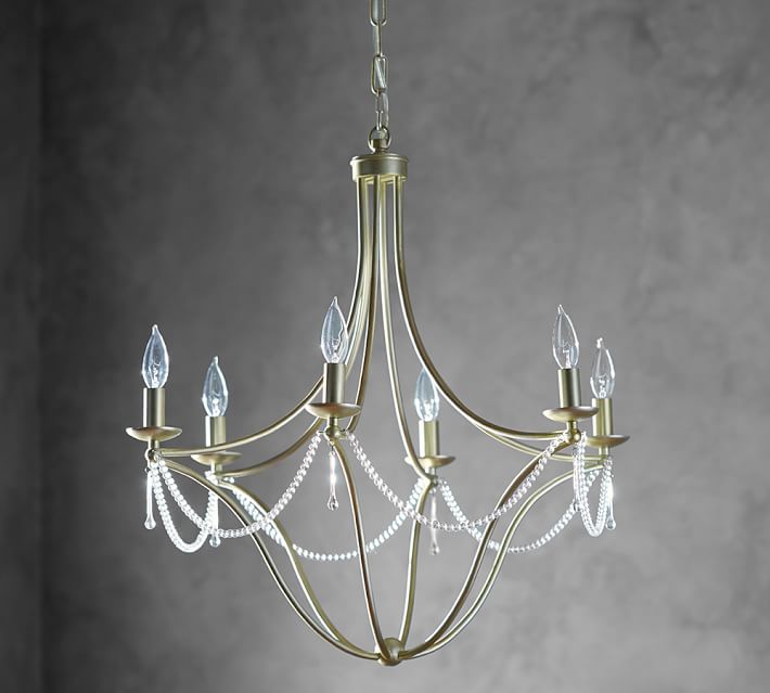 Viola Crystal Chandelier Pottery Barn