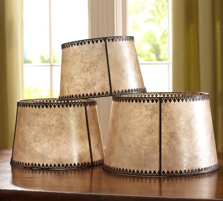 Filigree Mica Lamp Shade Pottery Barn