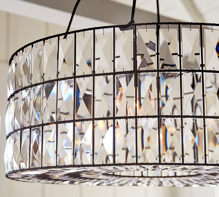 Adeline Crystal Chandelier | Pottery Barn Adeline Crystal Chandelier | Pottery Barn