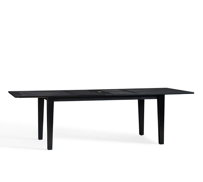 Hampstead Painted Extending Dining Table Black Pottery Barn