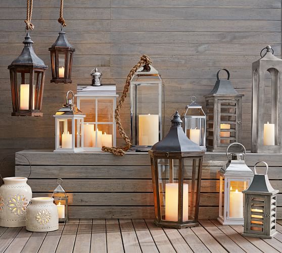 Shutter Lantern Pottery Barn