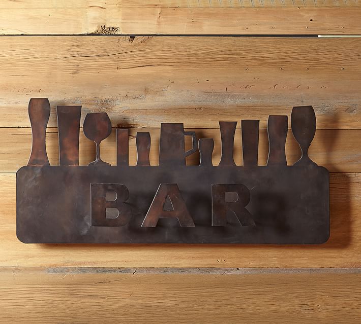 Bar Wall Art Pottery Barn