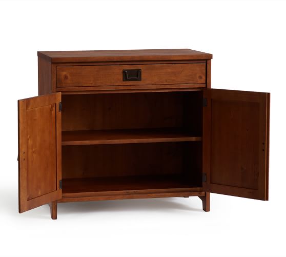 Wade Smart Entry Console, Almond White Pottery Barn