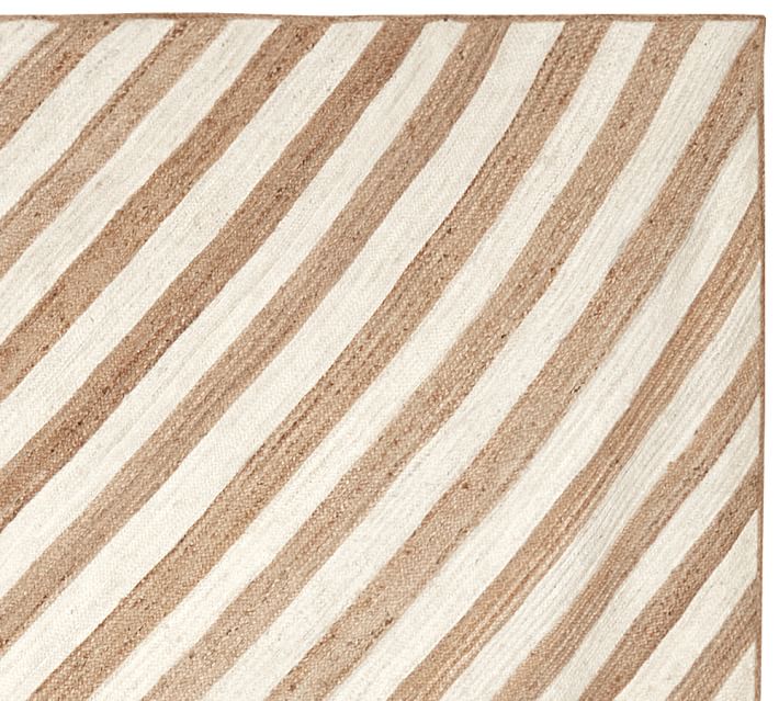 Chevron Stripe Jute Rug Pottery Barn