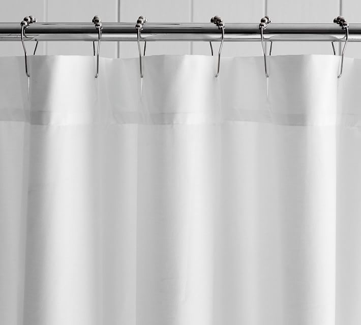 Morgan Organic Shower Curtain Pottery Barn