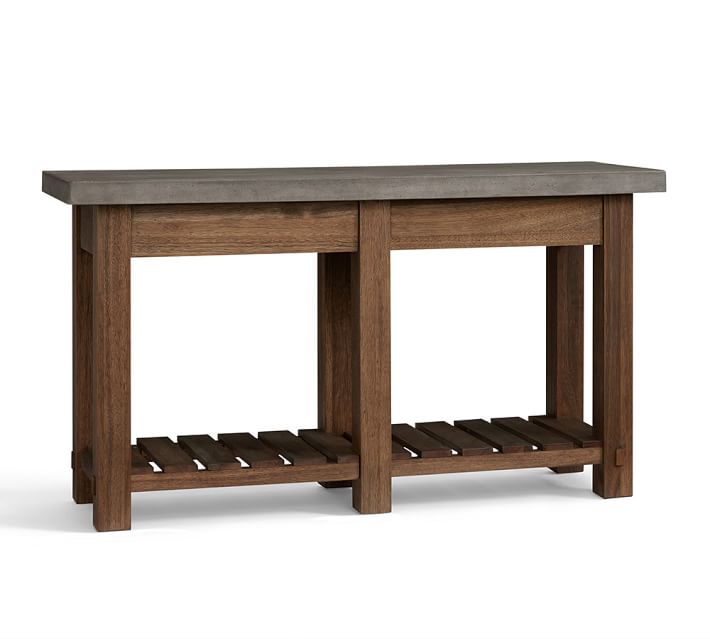 Abbott Concrete Console Pottery Barn